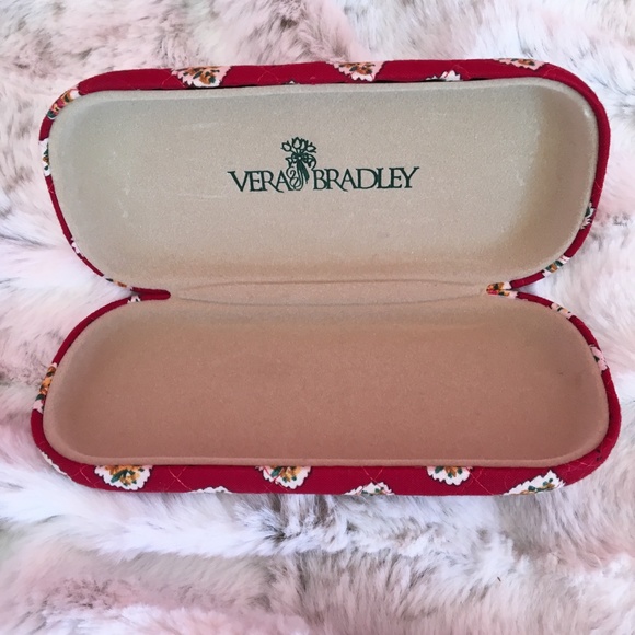 Vera Bradley Bright Red Eyeglasses Case - Picture 6 of 8